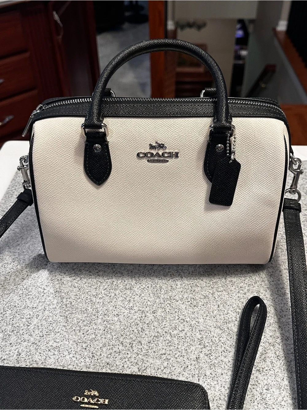 Coach compact satchel